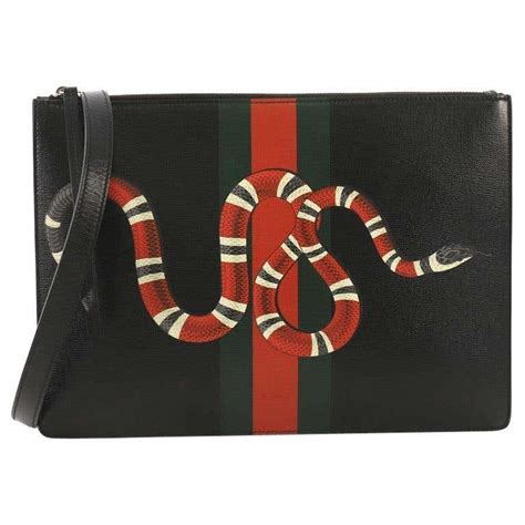 gucci messenger bag snake|gucci bag with snake design.